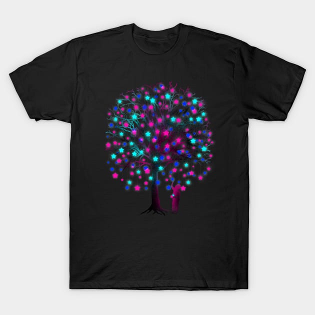 Star Tree T-Shirt by barmalisiRTB